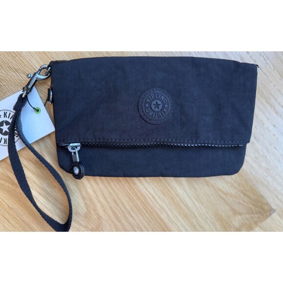 Kipling Lynne 3 In 1 Convertible Hand Bag Black (Missing Belt Strap) NWT - Picture 1 of 9